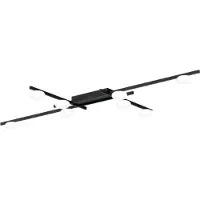 Wever & Ducre LED-taklampe Perlez Grid 1.0 svart 927
