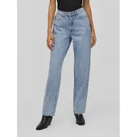 Vila Vikelly Høy Midje Straight Fit Jeans