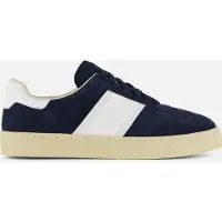 Timberland for man. TB0A43GGAJP1 Lisbon Street blue leather trainers (45), Flat, Laces, Casual, Navy