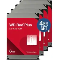 Western Digital WD Red Plus WD60EFPX - Harddisk - 6 TB - intern - 3.5 - SATA 6Gb/s - 5400 rpm - buffer: 256 MB