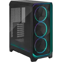 Fractal Design Meshify 3 Ambience Pro RGB - Tower - utvidet ATX (E-ATX) - ingen strømforsyning (ATX) - sort TG lys fargetone - USB/lyd