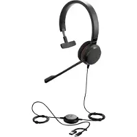 Jabra Evolve 30 II UC stereo - Hodesett - on-ear - kablet - 3,5 mm jakk