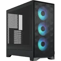 Fractal Design Pop 2 Air Black TG RGB - Kabinett - Miditower - Svart