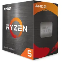 AMD Ryzen 5 5600X Wraith Stealth Prosessor/CPU - 6 kjerner - 3.7 GHz - AM4 - Boks (med kjøler)
