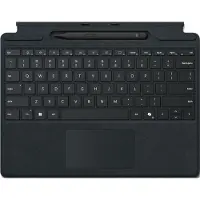 Microsoft Surface Pro Type Cover med slank penn for Surface Pro 10/11 Gen. svart
