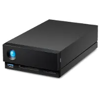 LaCie 1big Dock STHS20000800 - Harddiskarray - 20 TB - 1 brønner (SATA-600) - HDD 20 TB x 1 - Thunderbolt 3, USB 3.0 (ekstern) - med 5-års Rescue Data Recovery Service Plan