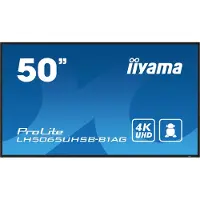 Iiyama ProLite LH5065UHSB-B1AG - 50 Diagonalklasse LED-bakgrunnsbelyst LCD-skjerm - intelligent skilting - Android - 4K UHD (2160p) 3840 x 2160 - svart