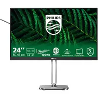 Philips 24B2G5200 - LED-skjerm - 24" (23.8" synlig) - 1920 x 1080 Full HD (1080p) @ 100 Hz - IPS - 1500:1 - HDMI, VGA, DisplayPort - høyttalere - k...