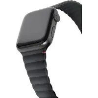 Decoded LITE magnetisk silikonreim 38-40 mm til Apple Watch, svart