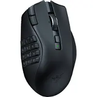 Razer Naga V2 HyperSpeed - Wireless MMO Gaming Mouse - Gaming mus - Optisk - 19 - Svart