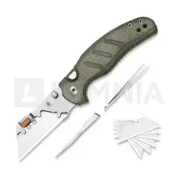 Kizer Cutlery C01C Uti 2 foldekniv, Green Micarta & Bead Blast