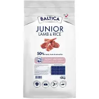 BALTICA Nutraceutic Monoprotein Lam Med Ris Hundefôr For Valper 12 Kg