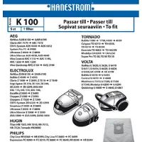 Hanestroem Støvsugerposer K100