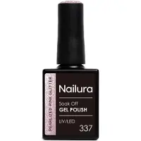 Nailura Gel Polish 10 ml - 337 Pearlized Pink Glitter