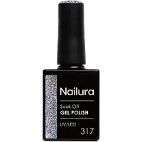 Nailura Cat Eye Gel Polish 10 ml - 317 Silver Sparkle