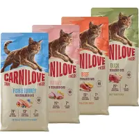 Carnilove True Fresh Fersk Fisk Og Kalkun For Steriliserte Voksne Katter 2kg