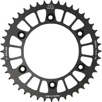 JT Sprockets Honda Jta210.44blk Aluminium Bakre Tannhjul