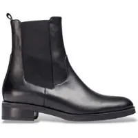 Wonders for woman. C-5484_5121_5792 Codigree 84 Black Leather Ankle Boots (38), 1 to 3 cm, None, Casual