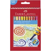 Faber-Castell Fargekritt - Vribar - 24 stk. - - OneSize - Fargesett