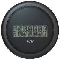 VDO Digitalt Rundt Voltmeter 9-48v