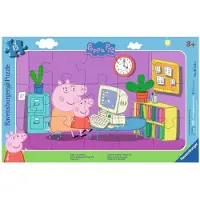 Ravensburger Peppa In Front Of The Computer - 15 brikker