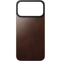 Nomad Magn. Leather Back MagSafe iPhone 17 Pro Max Rustic Brown
