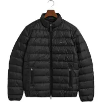 Gant for man. 7006298 Lightweight down jacket black (L), Casual, Recycled Polister, Sustainable
