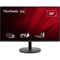 Viewsonic VA VA24E1-H, 61 cm (24), 1920 x 1080 piksler, Full HD, LED, 5 ms, Sort