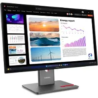 Lenovo ThinkVision P24Q-40 - LED-skjerm - 24 (23.8 synlig) - 2560 x 1440 QHD @ 120 Hz - IPS - 300 cd/m² - 1500:1 - HDR10 - 4 ms - HDMI, DisplayPort - ravnsort