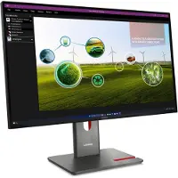 Lenovo ThinkVision P27Q-40 - LED-skjerm - 27 - 2560 x 1440 QHD @ 120 Hz - IPS - 350 cd/m² - 1500:1 - DisplayHDR 10 - 4 ms - HDMI, DisplayPort - eklipsesvart