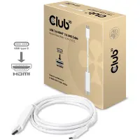 Club 3D CLUB3D USB C til HDMIT 2.0 UHD-kabel aktiv 1,8 m aktiv 1,8 m.