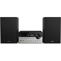 Philips TAM4205M2/12, Hjemmelydanlegg (mikro), Svart, Sølv, Brett, 80 W, 2-veis, 4 O