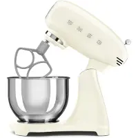 Smeg 50''s Style Kjøkkenmaskin SMF05CREU Creme, Elektrisk visp, Krem, Vispe, Miksing, Visping, 1 m, 4,8 l, Jekk