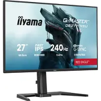 Iiyama G-MASTER Red Eagle GB2771HSU-B1 - LED-skjerm - gaming - 27 - 1920 x 1080 Full HD (1080p) @ 240 Hz - Fast IPS - 350 cd/m² - 1000:1 - 0.4 ms - HDMI, DisplayPort - høyttalere - svart, matt