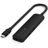 Satechi 4-in-1 USB-C Slim Multiport Adapter 4K - Black