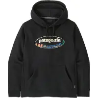 Patagonia 95 Oval Logo Uprisal Hettegenser svart