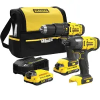 Stanley Sett (boremaskin og slagtrekker) SFMCK465D2S (SFMCK465D2S-QW)