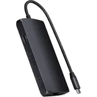Satechi USB-C Multiport Adapter 8K with Ethernet V3 - Midnight