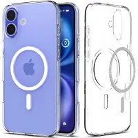 Spigen Liquid Crystal Mag-etui med MagSafe for iPhone 16 - Klar