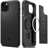 Spigen iPhone 15 Mag Armor Hybrid-Deksel - Matt Svart