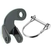 INF Tilhengerfeste for sykler med C-låsespenne Black