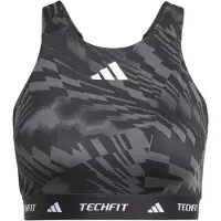 Adidas Techfit High Neck Print Sports-bh Med Medium Støtte