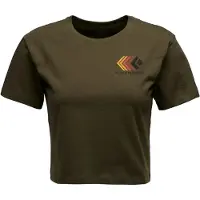 Black Diamond Faded Crop Kortarmet T-skjorte