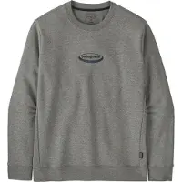 Patagonia 95 Oval Logo Uprisal Crew Genser grå