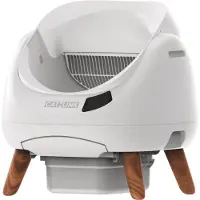 Catlink Open X Smart Self-Cleaning Cat Litter Box (White)