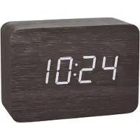 TFA-Dostmann TFA CLOCCO - Alarmklokke - rektangulær - elektronisk - skrivebord - svart