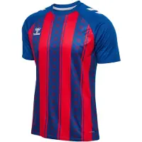 Hummel Match Striped Kortarmet T-skjorte