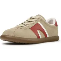 Camper for woman. K201608-036 Leather sneakers Pelotas Soller beige (40), Flat, None, Casual