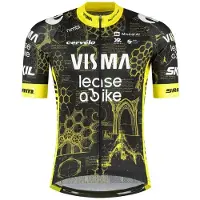 Tvl Team Visma Lease A Bike Tdf26 Replica Kort Ermet Trøye