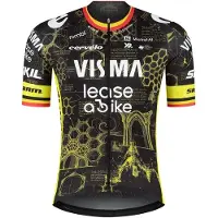 Tvl Team Visma Lease A Bike Tdf26 Replica Former Belgian Champion Kort Ermet Trøye